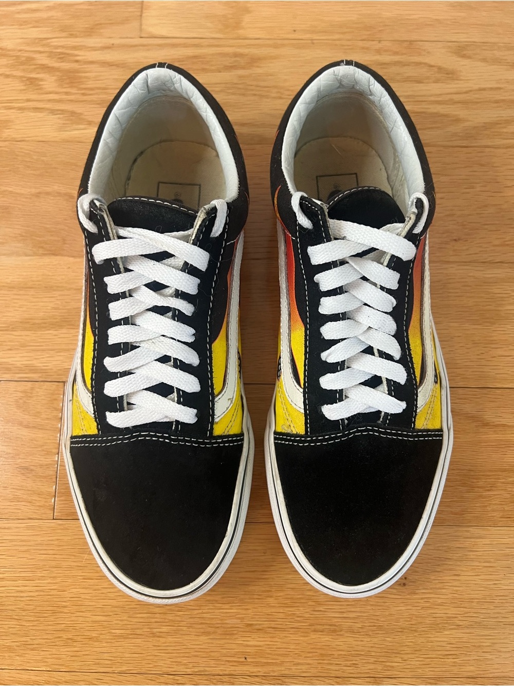 Vans Old Skool Flame Suede Skate Shoes - Picture 7 of 10